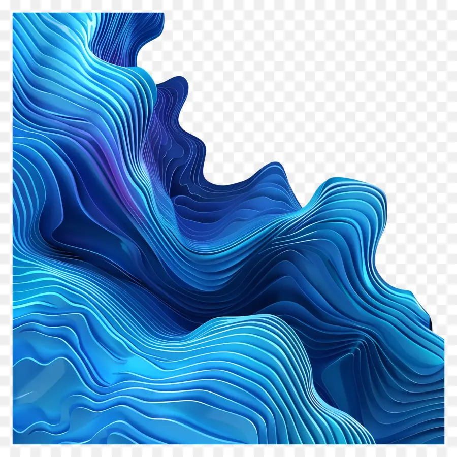 blau abstrakten hintergrund - Fließende, glänzende blaue Welle mit Textur