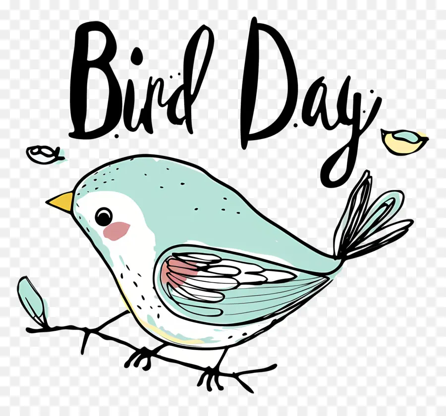 cartoon uccello - Uccello cartone animato carino e addormentato sul ramo