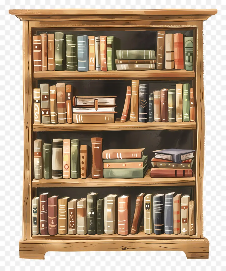 bookcase bookshelf books wood library
