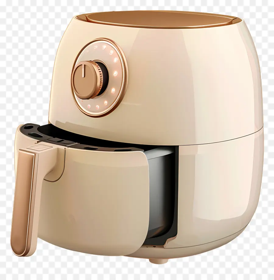 friggitrice ad aria friggitrice ad aria cucina da cucina cucina casalinga - Friggitrice per aria bianca con rivestimento nero, cestini
