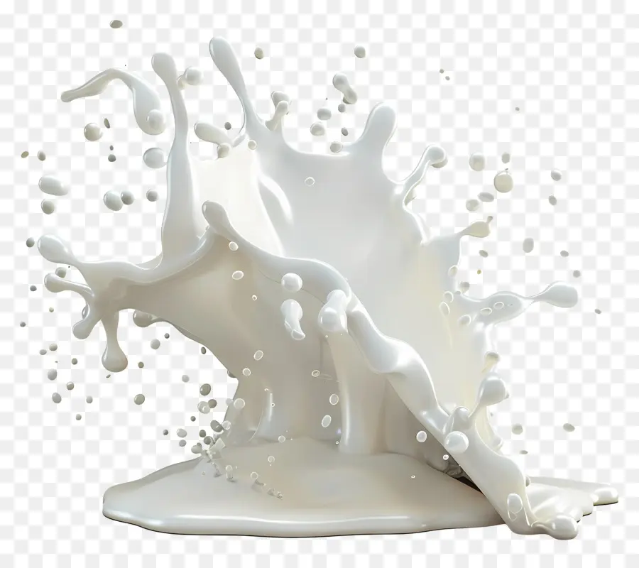 Sữa splash splash đổ trắng - Sữa giật gân bề mặt, phun chất lỏng trắng