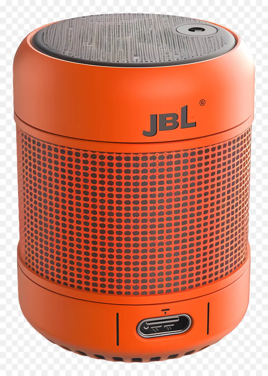 Orange - Kompakter Orange JBL -Lautsprecher für tragbare Musik