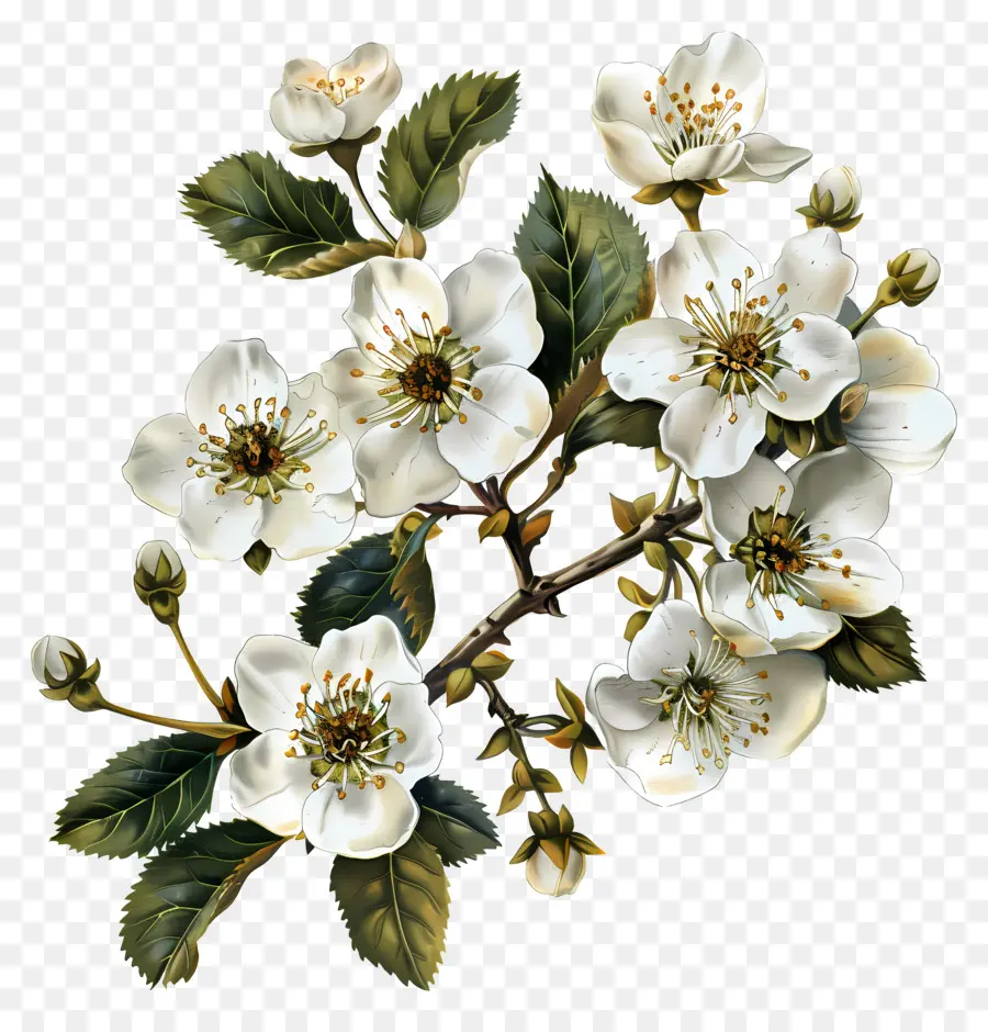 Hawthorn Blume Blume Nahaufnahme Weißrosa - Nahaufsicht der weißen, rosa Blume in Blüte