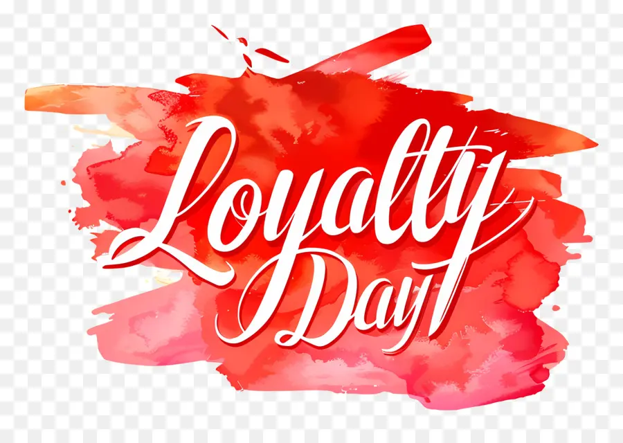 loyalty day loyalty day red liquid spill white paint splatters