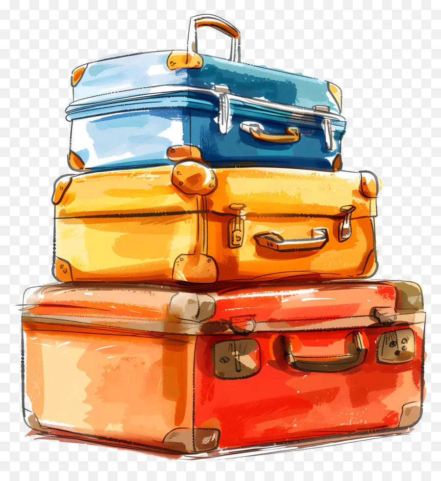 bagagli bagagli da viaggio da viaggio cartone - Bagagli impilati: Jane's, Hong Kong Airlines