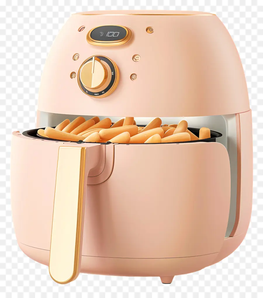 Air Fryer Air Fryer Fries Cooking Digitale Display - Luftbraten mit knusprigen Pommes, Digital Display