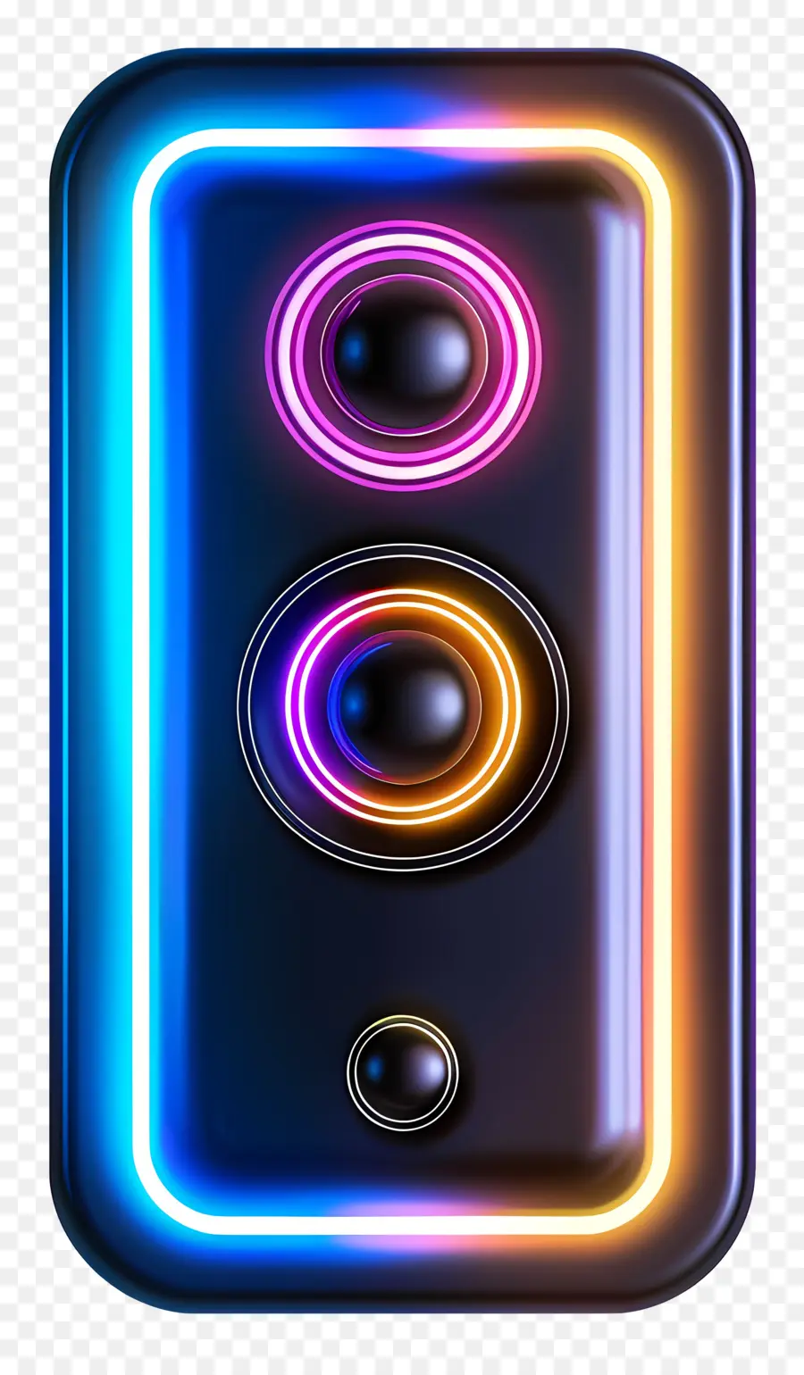chuông cửa đèn led đèn neon ánh sáng hiển thị đầy màu sắc - Màn hình đèn LED đầy màu sắc với hình dạng phát sáng neon