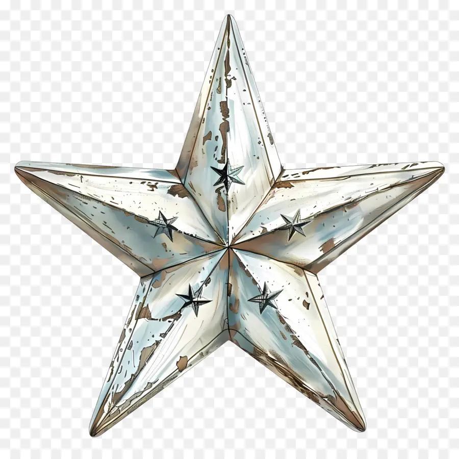 stella estetica stella - Stella in bianco e nero con punti