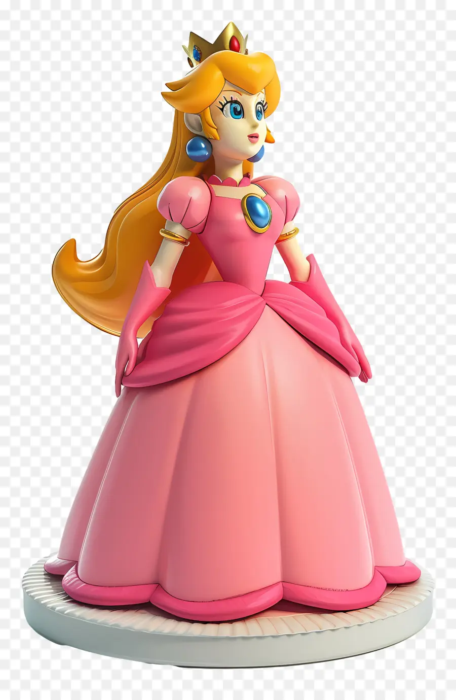 Prinzessin Peach - Statue von Disney Princess Peach in Pink