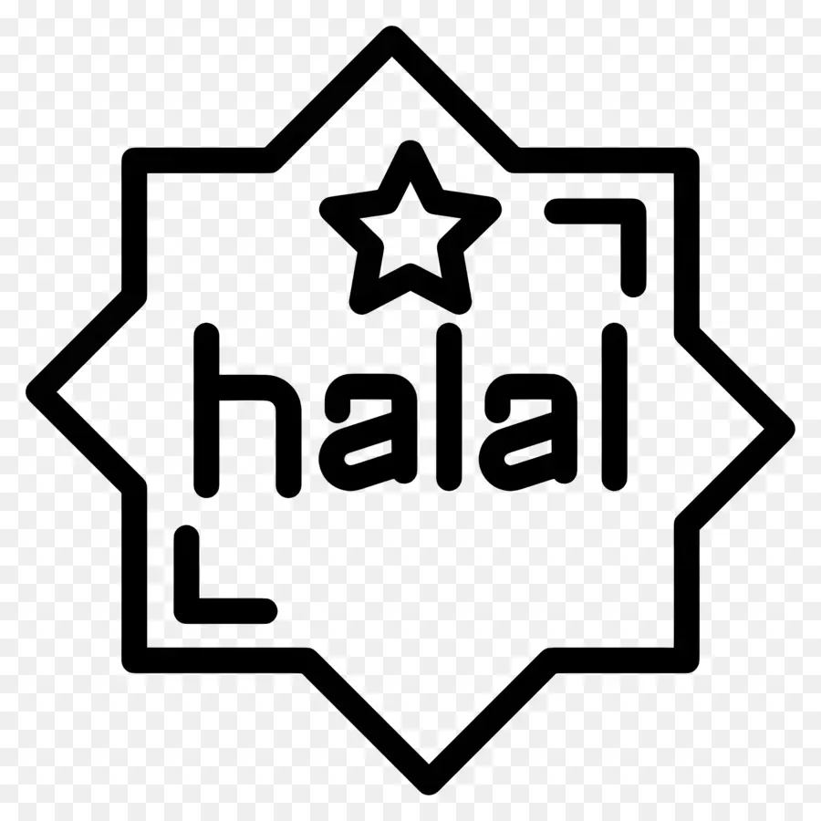halal logo - Mann im Anzug, der leere Straße entlang geht
