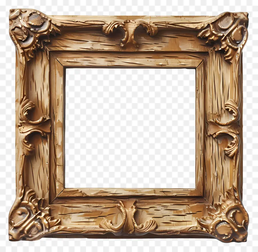 gỗ khung - Khung hình ảnh bằng gỗ được chạm khắc phức tạp với móc treo