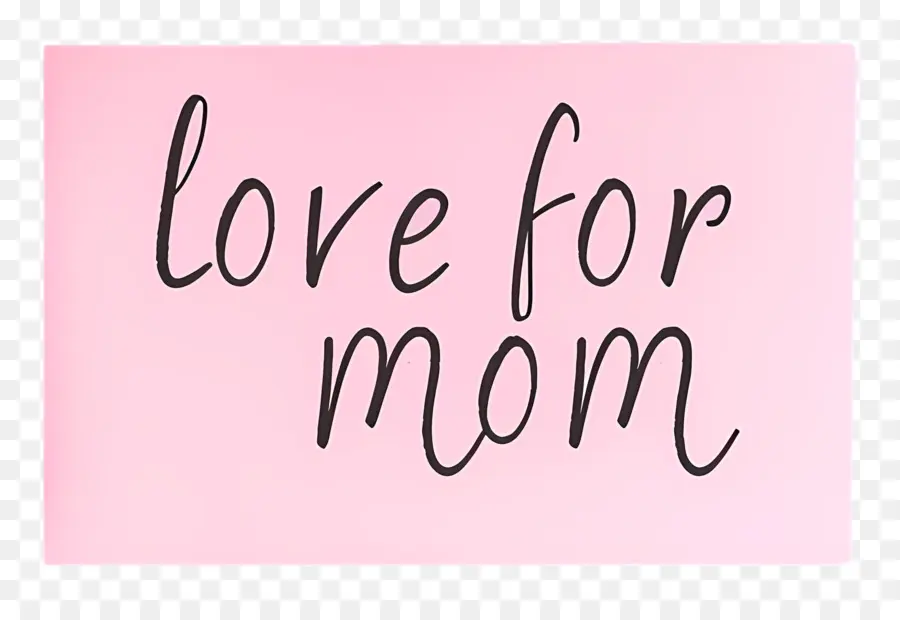 felice festa della mamma - Cartolina rosa con messaggio 