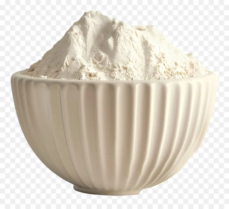 Nướng bột bát sứ đĩa gốm bát mịn bột có độ phân giải cao - Bột trắng mịn trong bát gốm