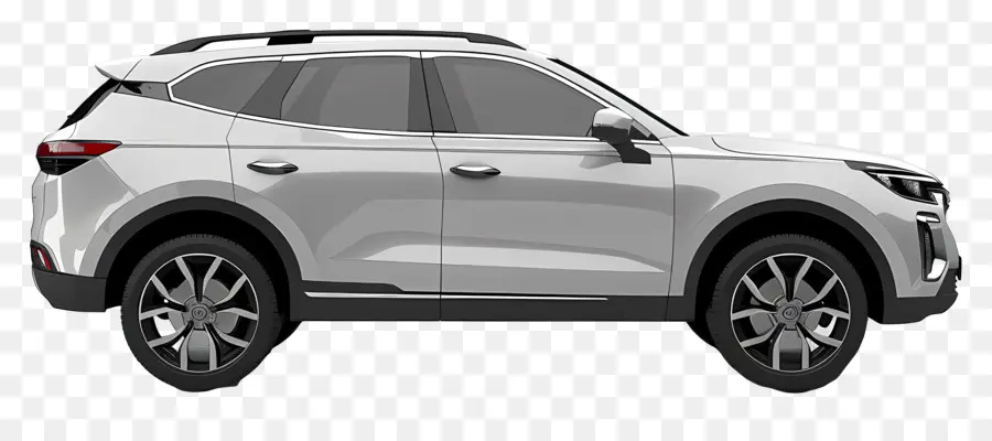 SUV Car Side View 2021 Honda S600 SUV màu trắng sang trọng xuất hiện hiện đại - Trắng 2021 Honda S600 SUV View