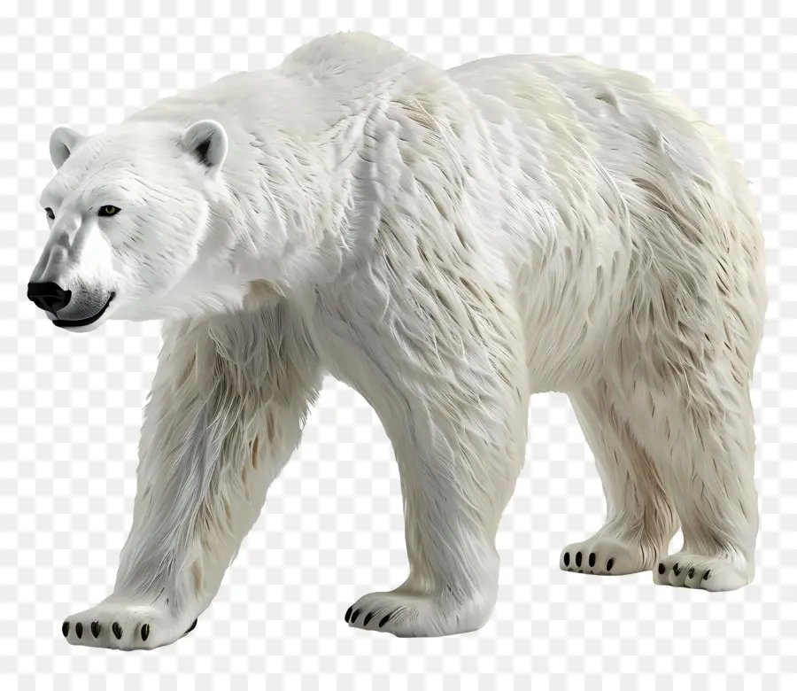 Viễn ảnh gấu Polar View Polar Bear Động vật Bắc Cực Động vật Bắc Cực - Gấu Bắc cực lớn đi trên chân sau