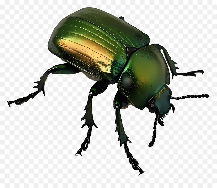 Beetle Green Beetle Metallic Sheen Côn trùng sáng bóng - Bọ cánh cứng màu xanh lá cây với cơ thể và chân dài
