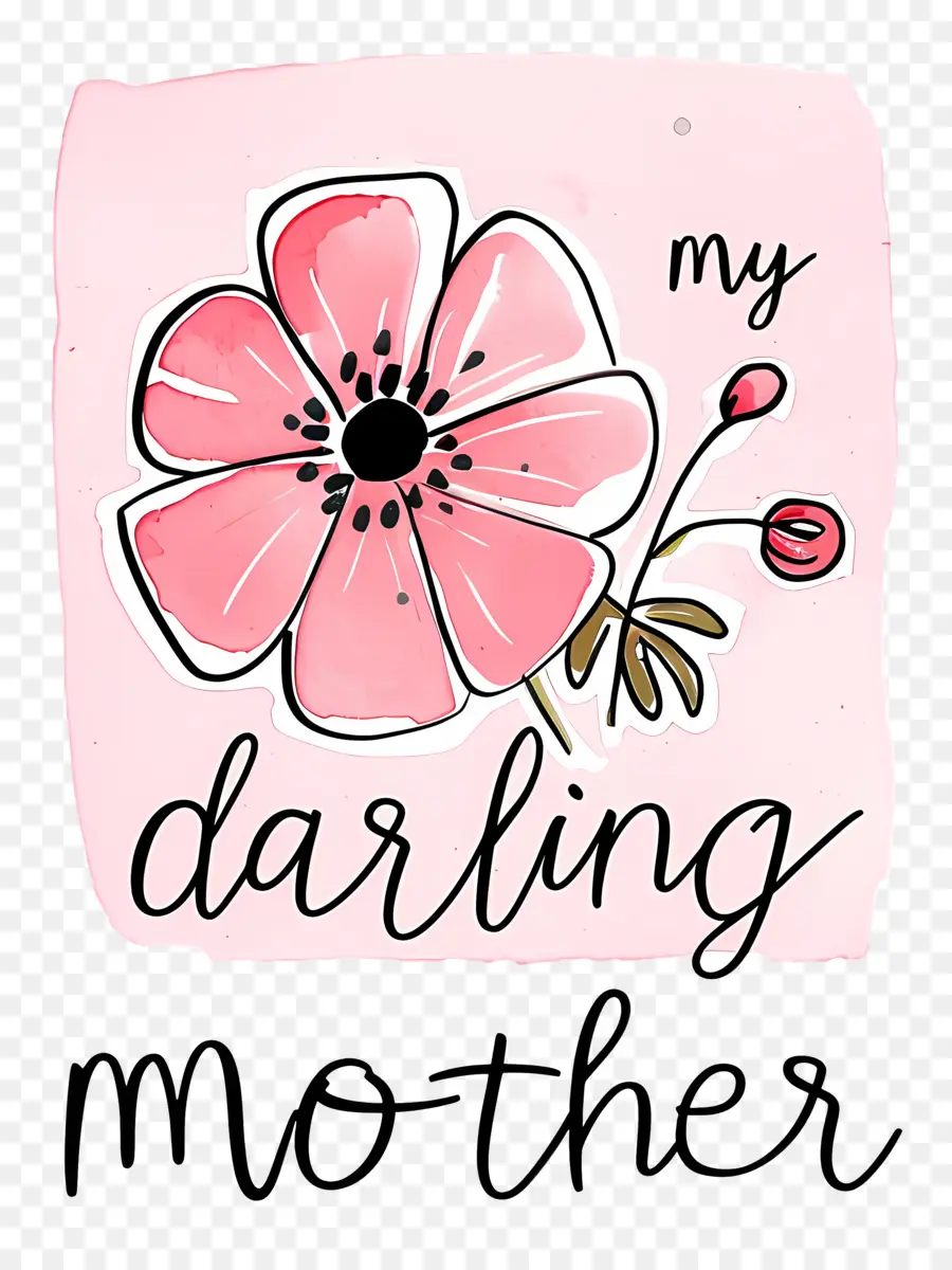 hoa hồng - Bức tranh màu nước hoa màu hồng cho mẹ