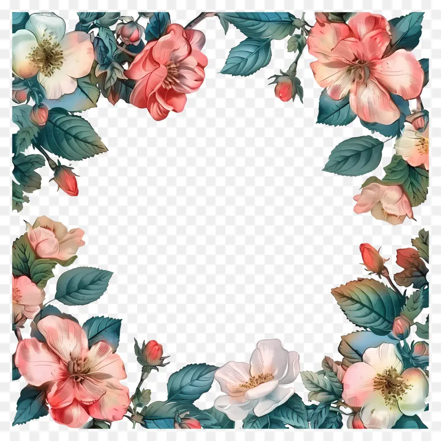 flower photo frame