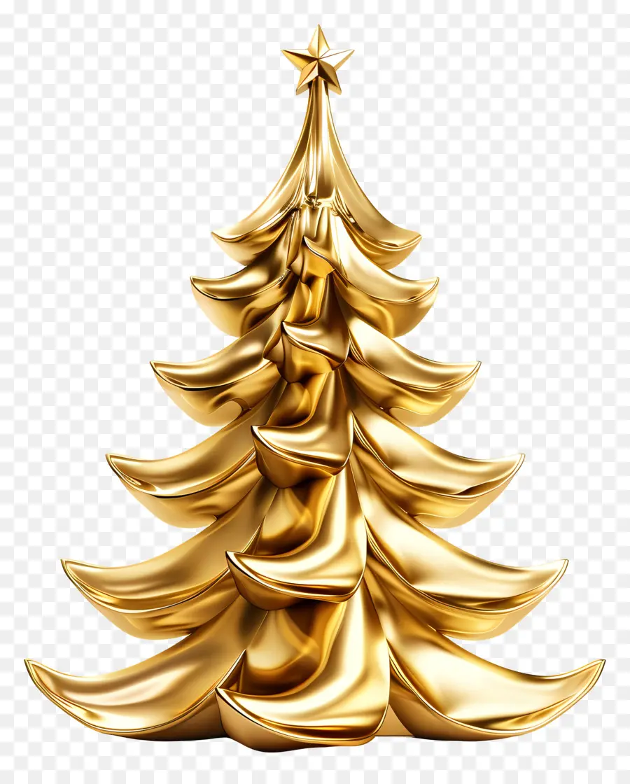 Cây Giáng Sinh Vàng - Cây vàng với cành bạc cho Giáng sinh