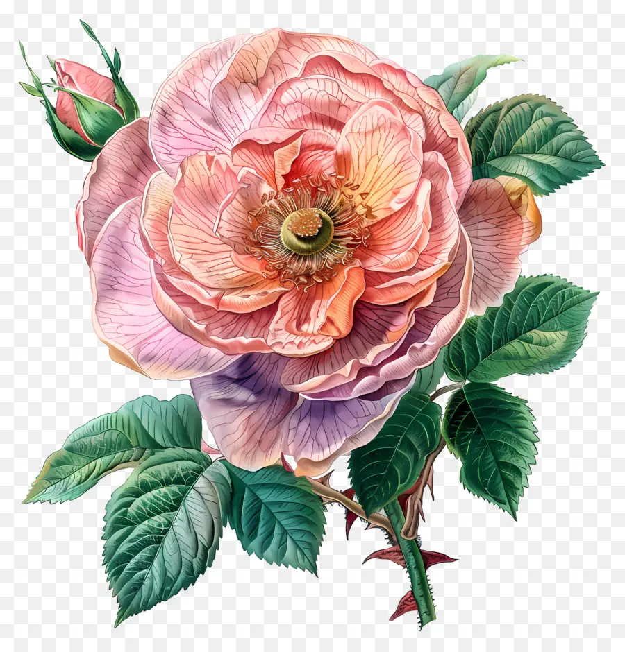 rosa rose - Lebendige rosa Rose auf schwarzem Hintergrund