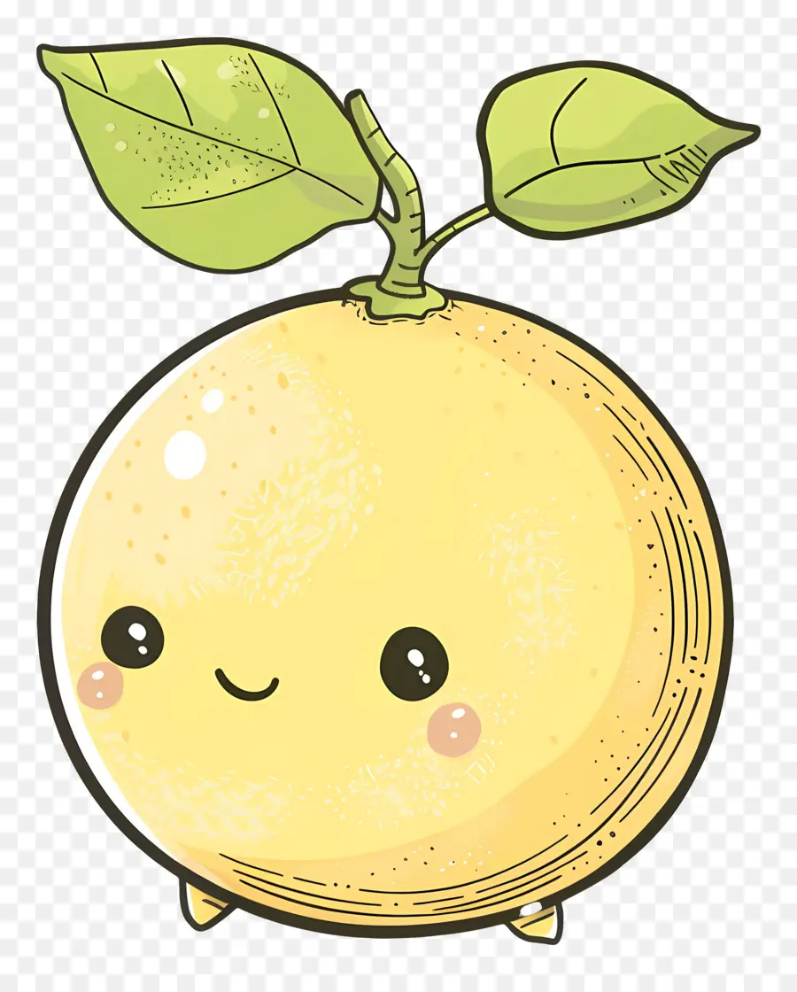 lemon cute adorable cartoon character