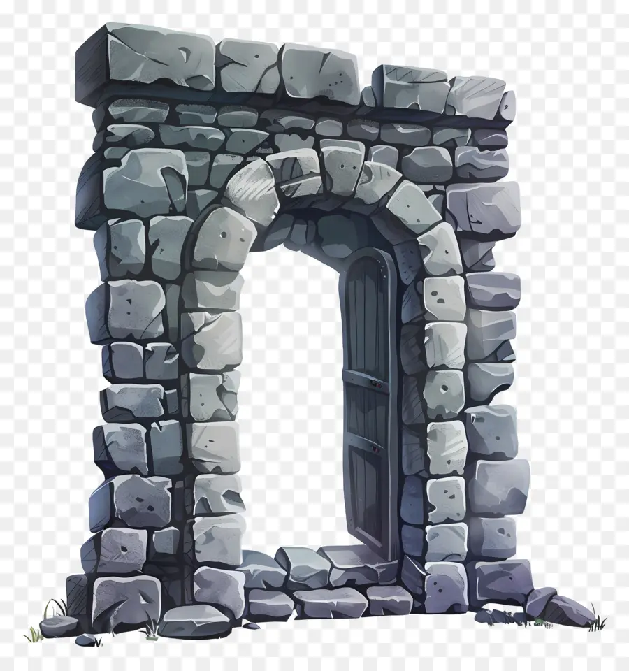Porta in pietra Arco di pietra Arco a bassa risoluzione Archi decorativi detriti - Immagine a bassa risoluzione di arco di pietra