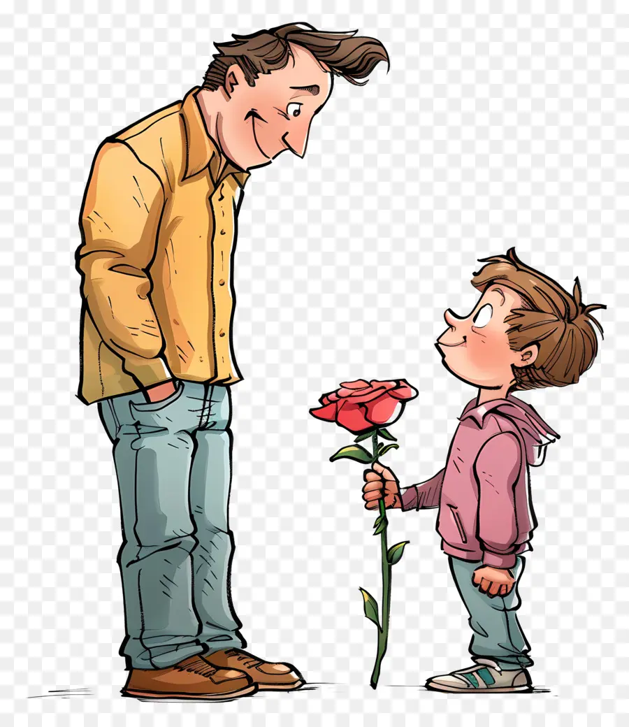 Hoa hồng - Người đàn ông, trẻ em, hoa hồng, tình yêu, biểu cảm tò mò, phòng