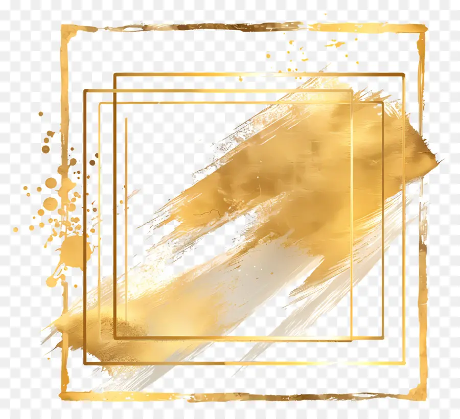 gold Rahmen - Goldrahmen auf einem strukturierten schwarzen Hintergrund