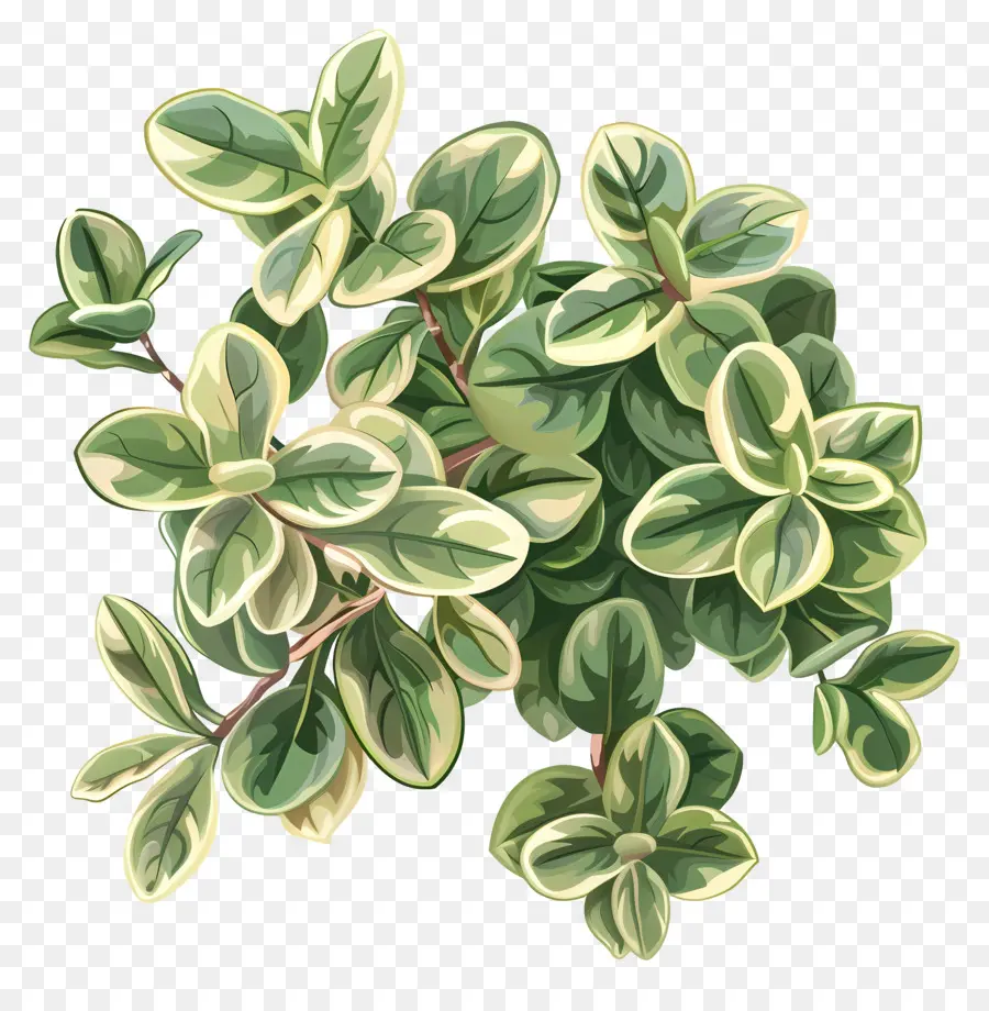 bunte Jade Pflanze grüne Pflanze Blätter weiß gelb - Grüne Pflanze mit weißen, gelben, grünen Blättern