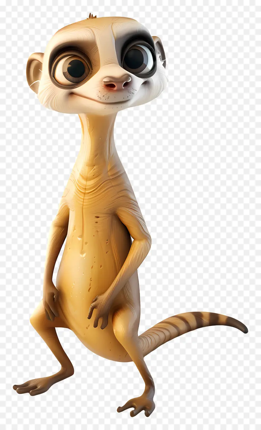 timon meerkat standing hind legs front paws