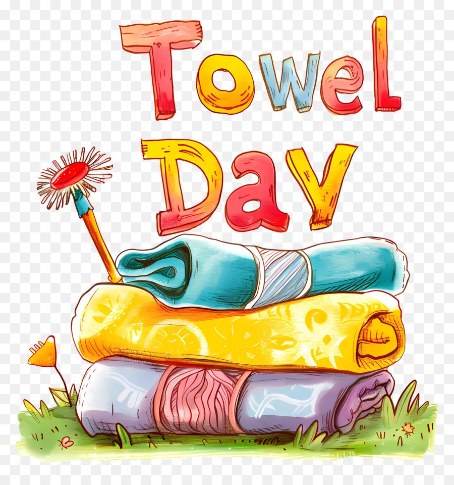 asciugamani da giorno di beneficenza evento raccolta fondi - Asciugamani colorati, pubblicità di eventi di beneficenza 