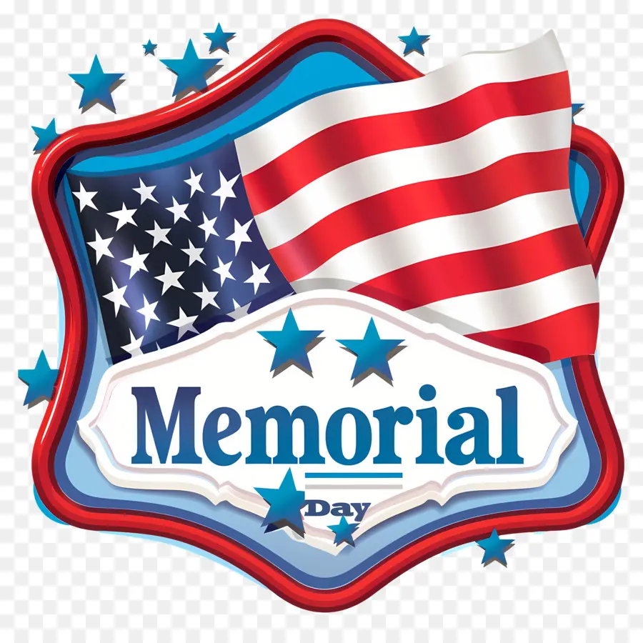 Il Giorno Della Memoria - Flag del Memorial Day con design patriottico