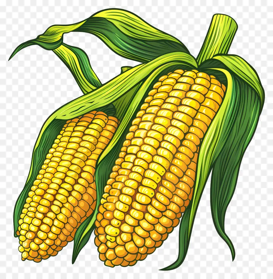 sweetcorn corn maize ears kernels