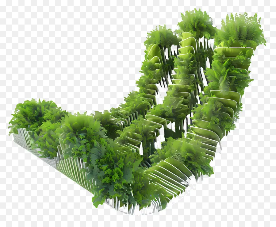 grüne Gartenwand Metall Skulptur grüne Blätter schwimmende Kunst windige Kunstwerke - Metallskulptur mit schwimmenden grünen Blättern