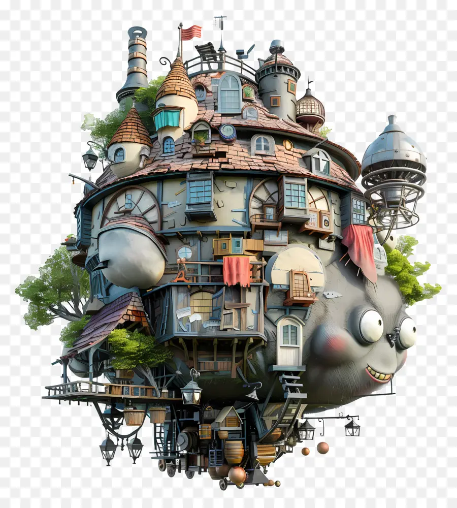 howls moving castle quirky building charming architecture unique design whimsical home