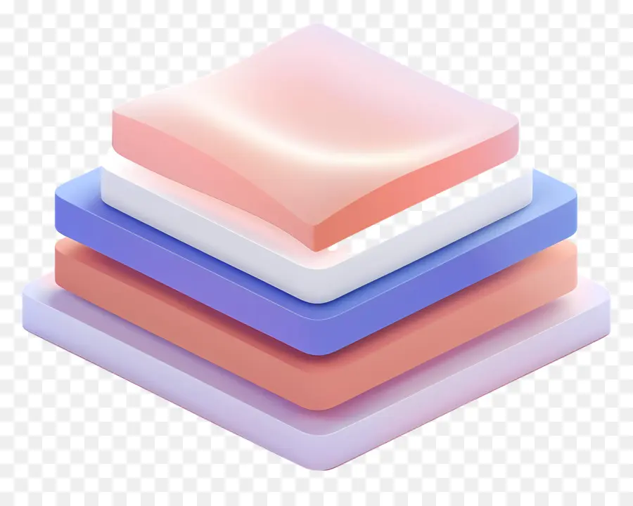 Stapel Bücher - Minimalistische Illusion von farbenfrohen Buchstapel -Tiefe