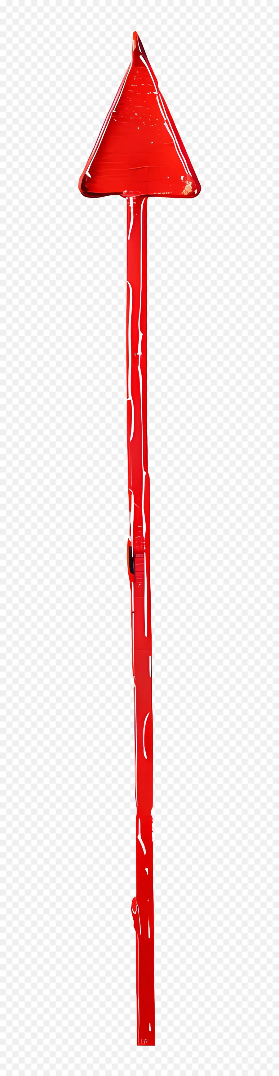 freccia rossa - Forma freccia rossa sullo sfondo nero