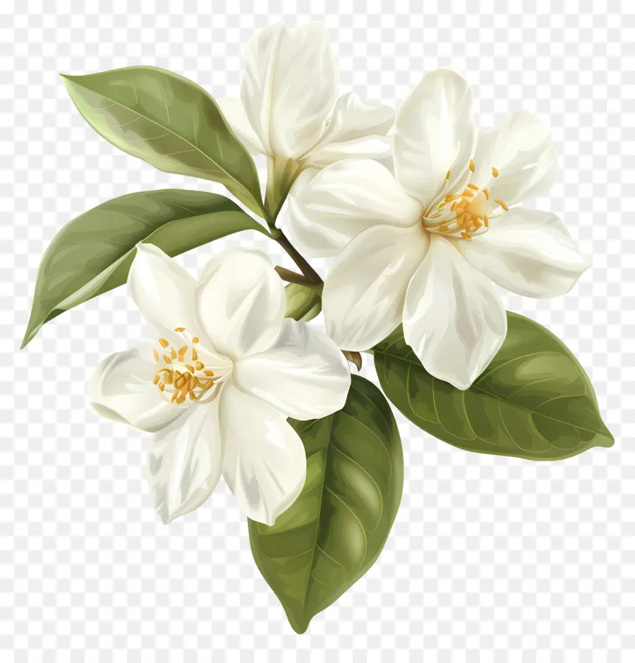 hoa nhài - Hoa Jasmine trắng nở rộ