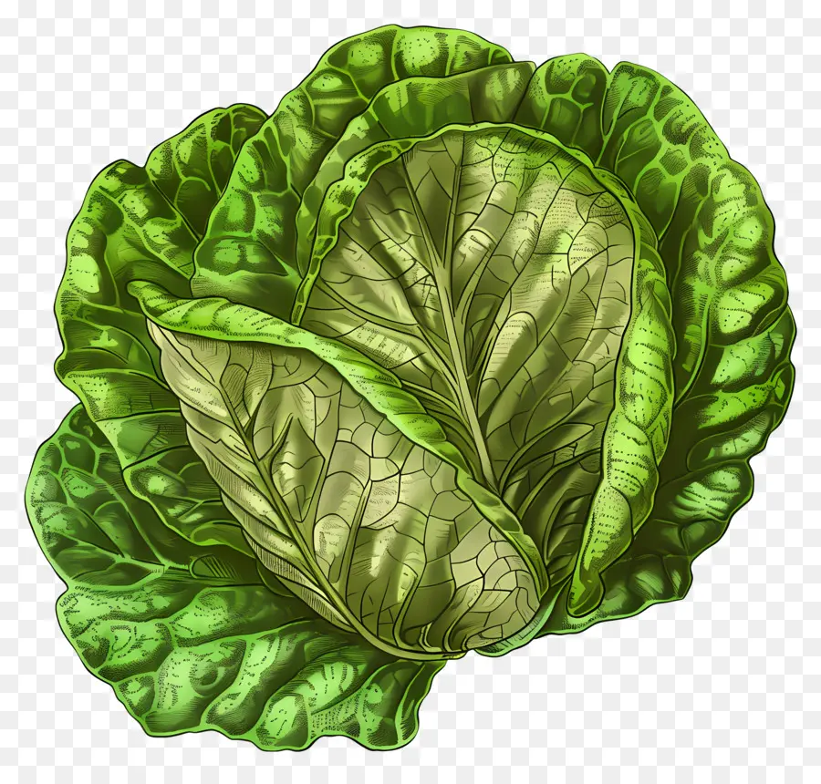 insalata - Lattuga verde a foglia per insalate, pre-taglio